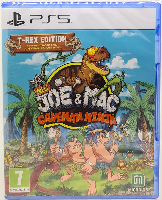 PS5 - New Joe & Mac: Caveman Ninja (T-Rex Edition) PlayStation 5 Brand New Sealed