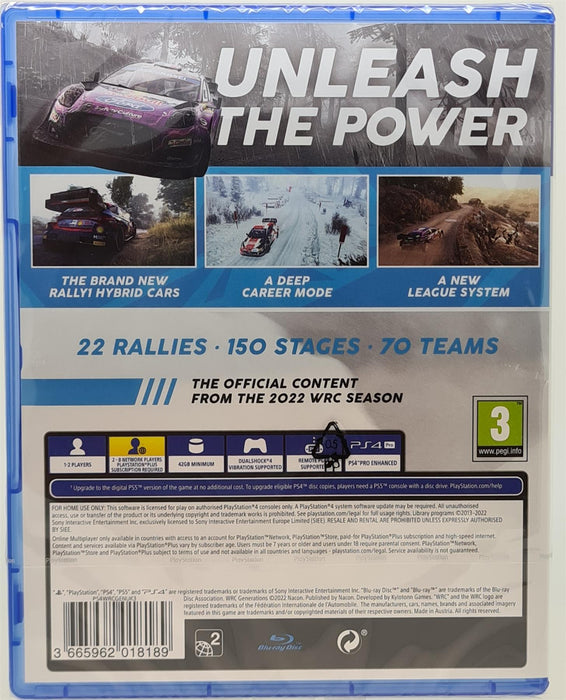 PS4 - WRC Generations - PlayStation 4 Brand New Sealed