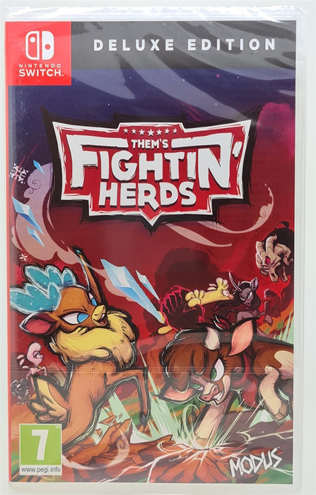 Nintendo Switch - Them's Fightin' Herds (Deluxe Edition) Brand New Sealed