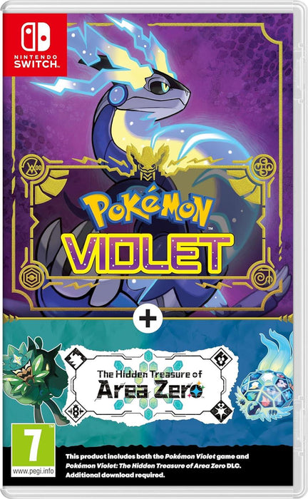 Nintendo Switch - Pokémon Violet + The Hidden Treasue of Area Zero Brand New Sealed