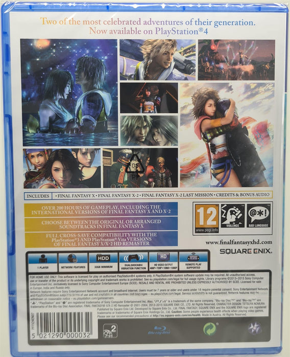 PS4 - Final Fantasy X & X-2 HD Remaster PlayStation 4 Brand New Sealed