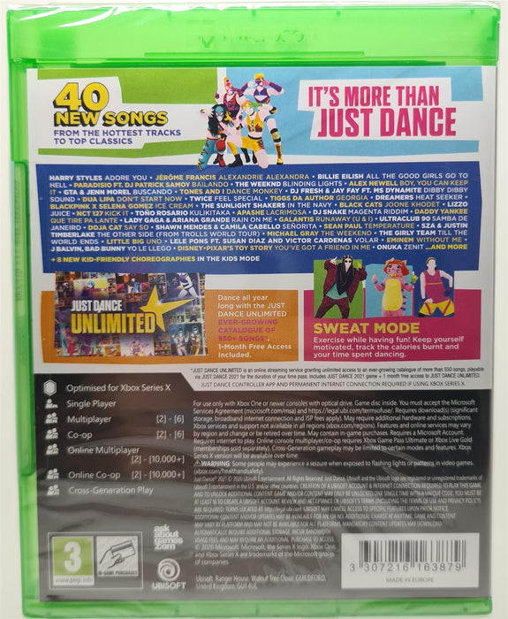 Just Dance 2021 Xbox Series X / Xbox One Brand New Sealed