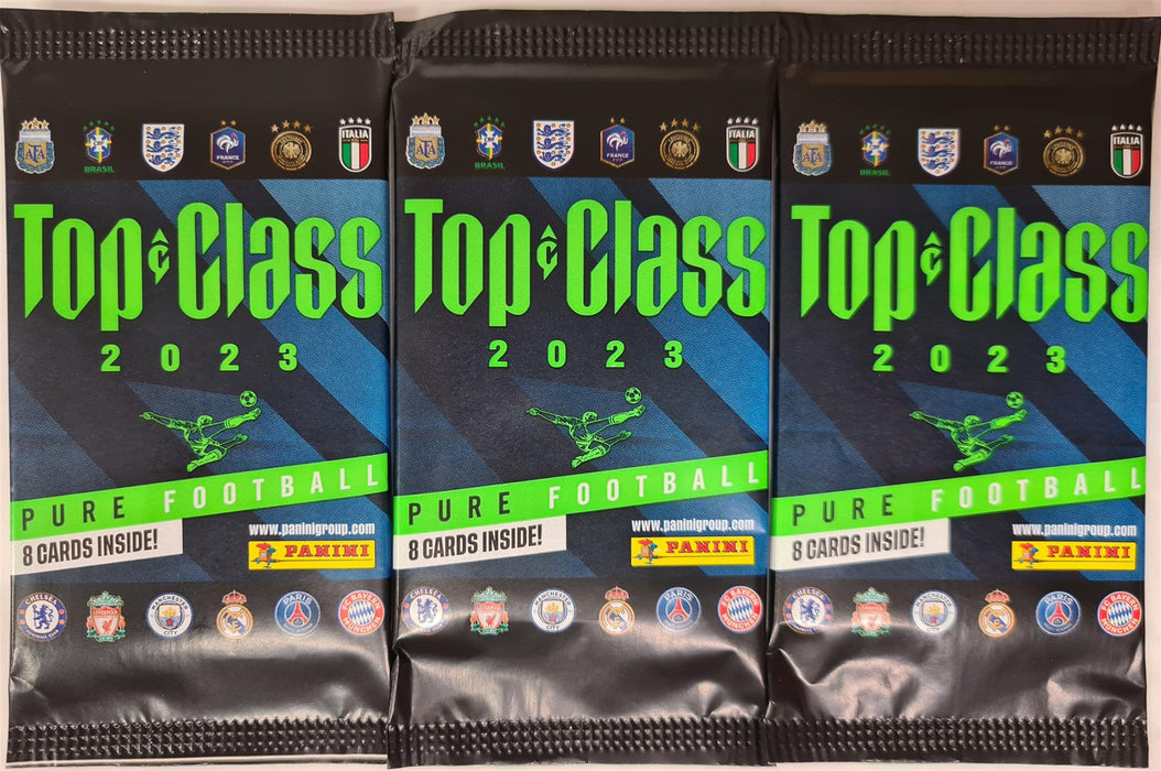 Panini FIFA Top Class 2023 Trading Card Collection x 3 Packs