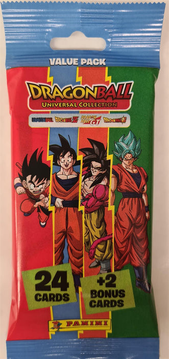 Panini Dragon Ball Z Universal Trading Card Collection Fat Pack 26 cards