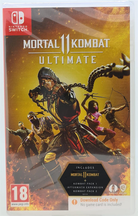 Nintendo Switch - Mortal Kombat 11 Ultimate (Code In A Box) Brand New Sealed