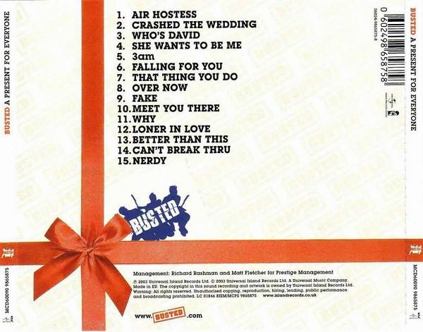 CD - Busted: A Present For Everyone Brand New Sealed