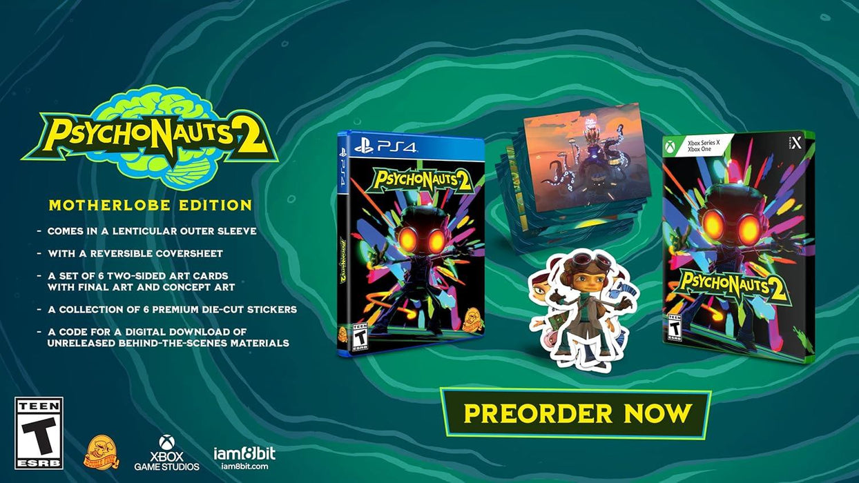 PS4 - Psychonauts 2 Motherlobe Edition Limited Run PlayStation 4 Brand New Sealed