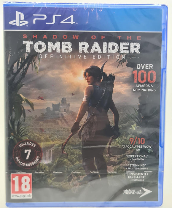 PS4 - Shadow of the Tomb Raider: Definitive Edition PlayStation 4 Brand New Sealed