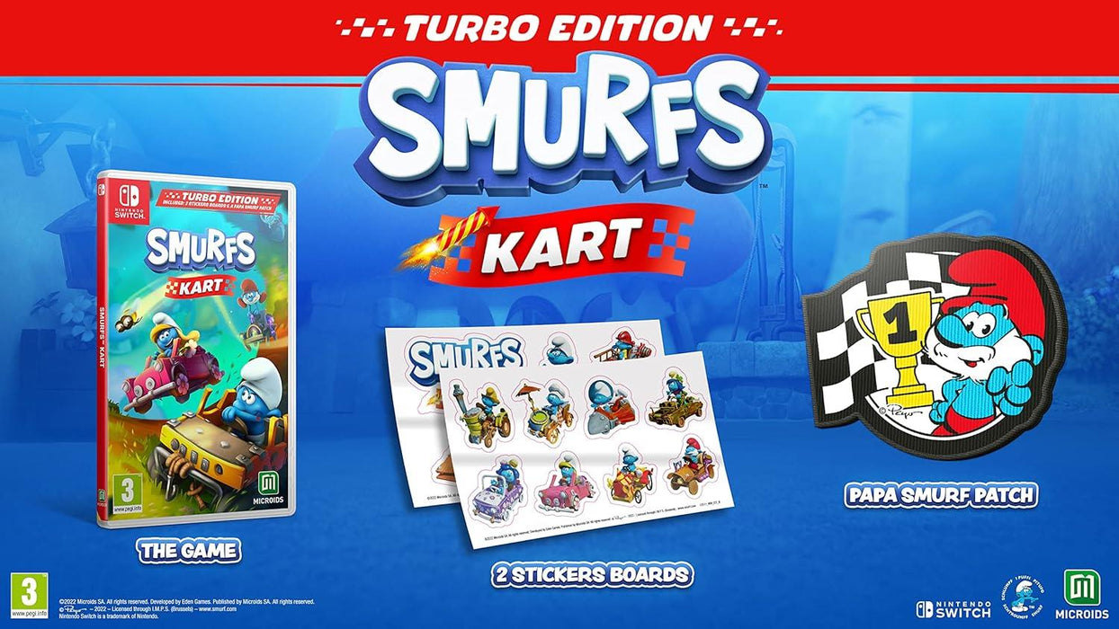 Nintendo Switch - Smurfs Kart: Turbo Edition Brand New Sealed