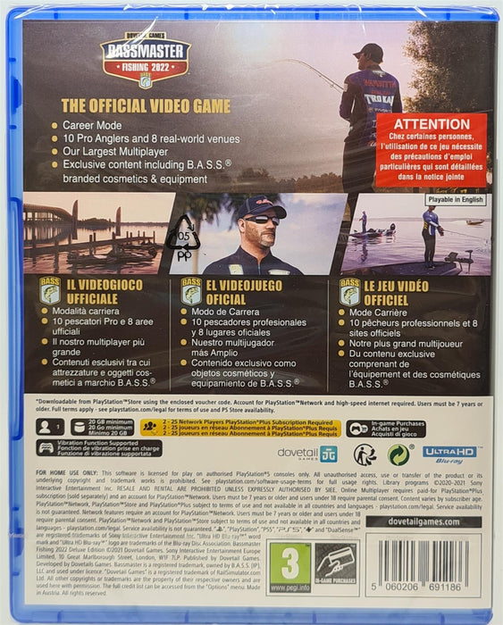 PS5 - Bassmaster Fishing 2022 Deluxe PlayStation 5