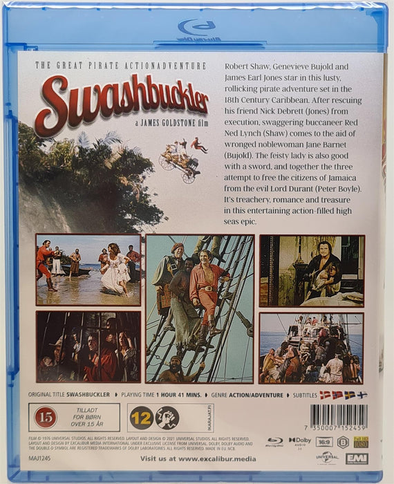 Blu-ray -  Swashbuckler (Danish Import) English Language
