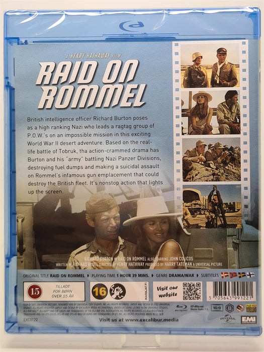 Blu-ray - Raid on Rommel (Danish Import) English Language