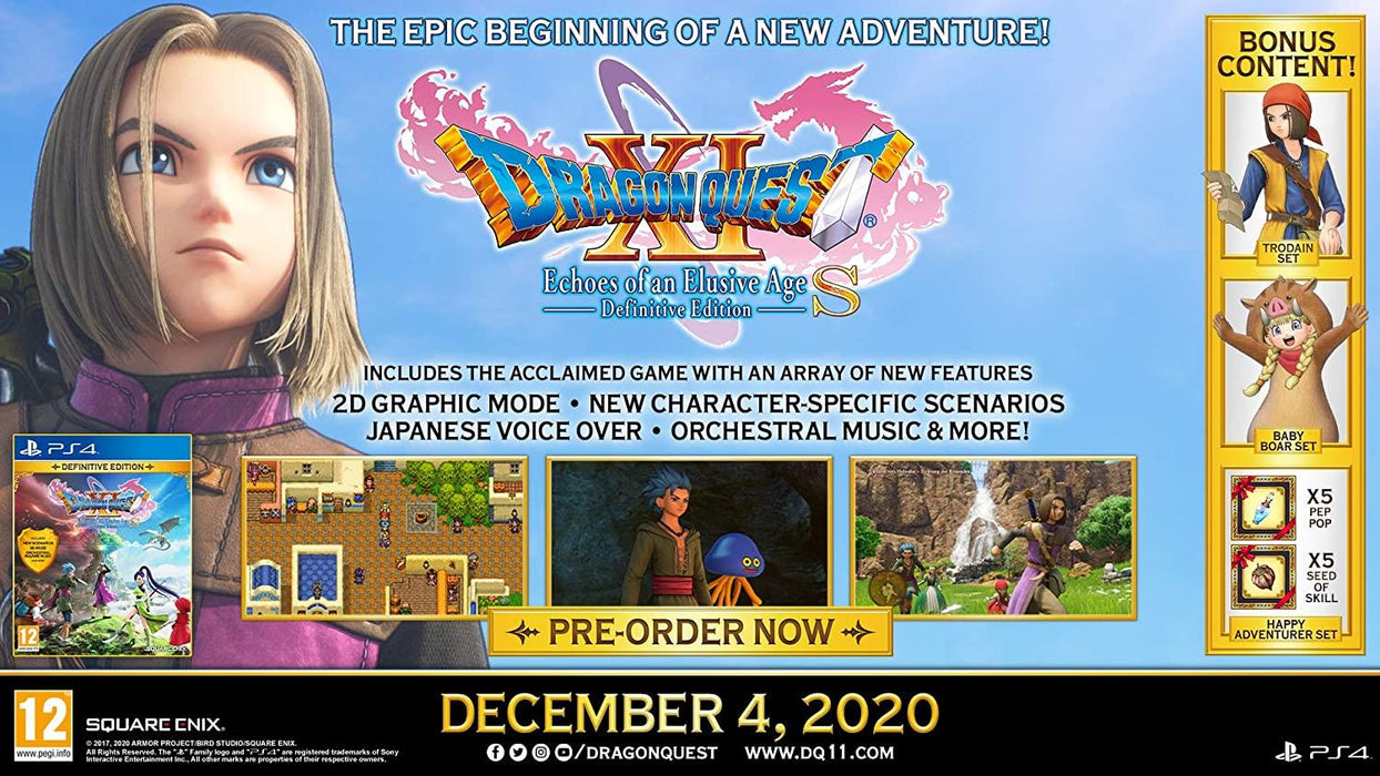 Dragon Quest XI S Echoes Of An Elusive Age Definitive Edition - PS4 PlayStation 4