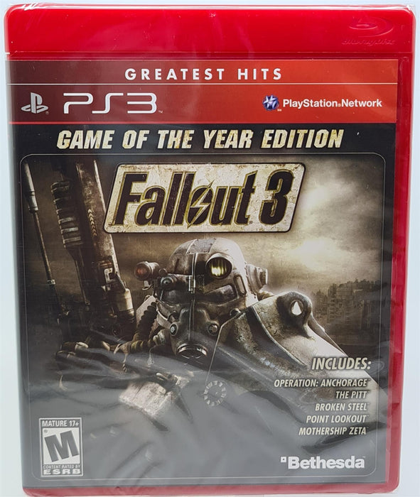 PS3 - Fallout 3 Game of the Year GOTY Edition PlayStation 3