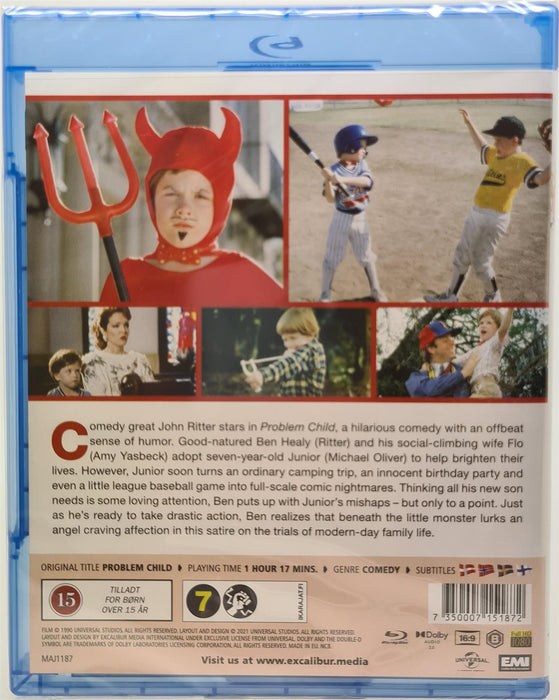 Blu-ray - Problem Child 1 (Danish Import) English Language