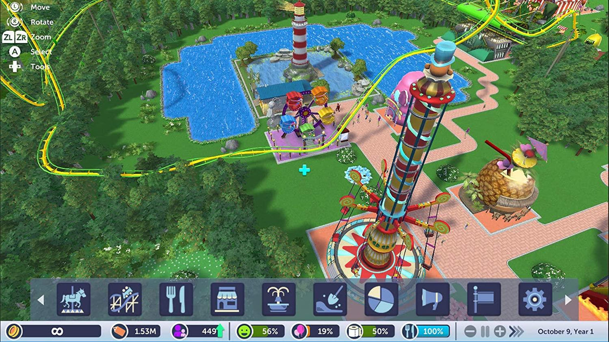 Nintendo Switch - RollerCoaster Tycoon Adventures