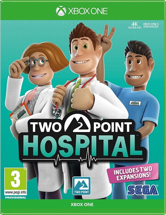 Xbox One - Two Point Hospital (Includes 2 Expansions) Brand New Sealed