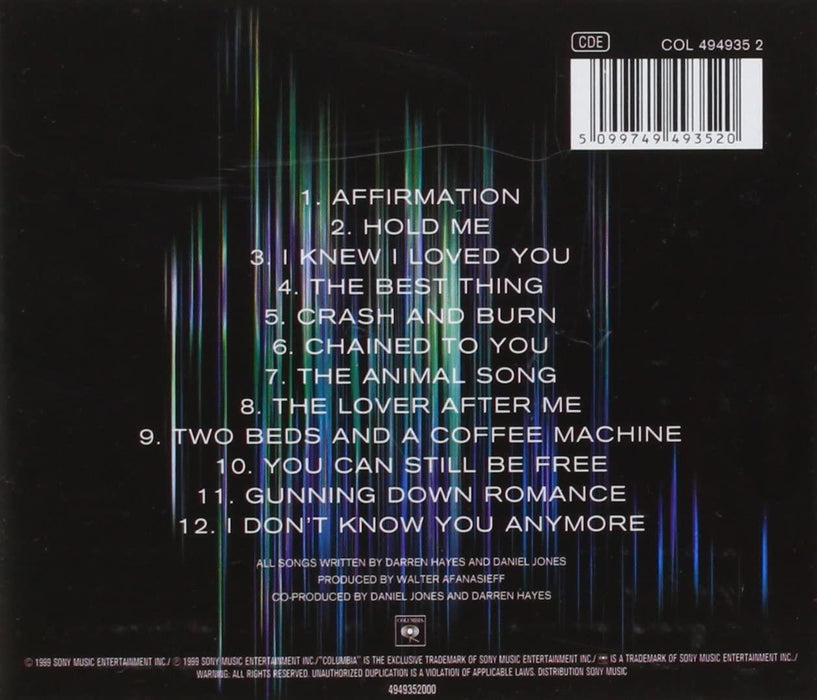 Savage Garden – Affirmation CD