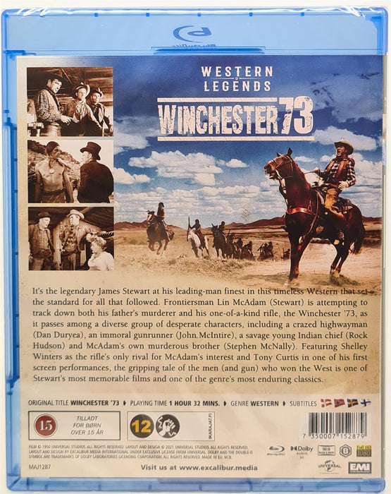 Blu-ray -  Winchester '73 (Danish Import) English Language