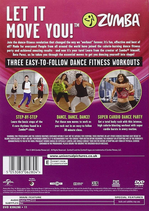 Zumba DVD Dance Fitness Workout