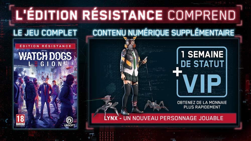 Watch Dogs Legion: Resistance Edition - PlayStation 5 PS5