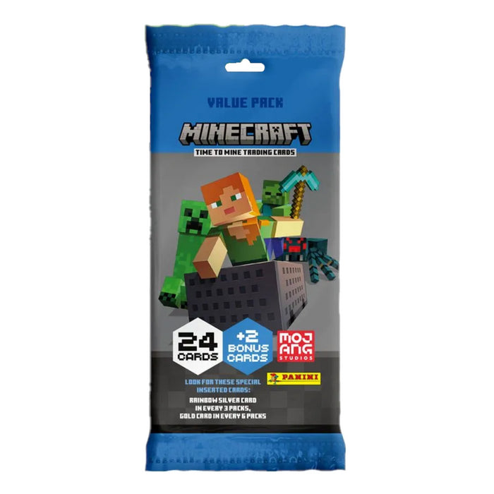 Minecraft Time To Mine Trading Cards Fat Value Pack (26 Cards)