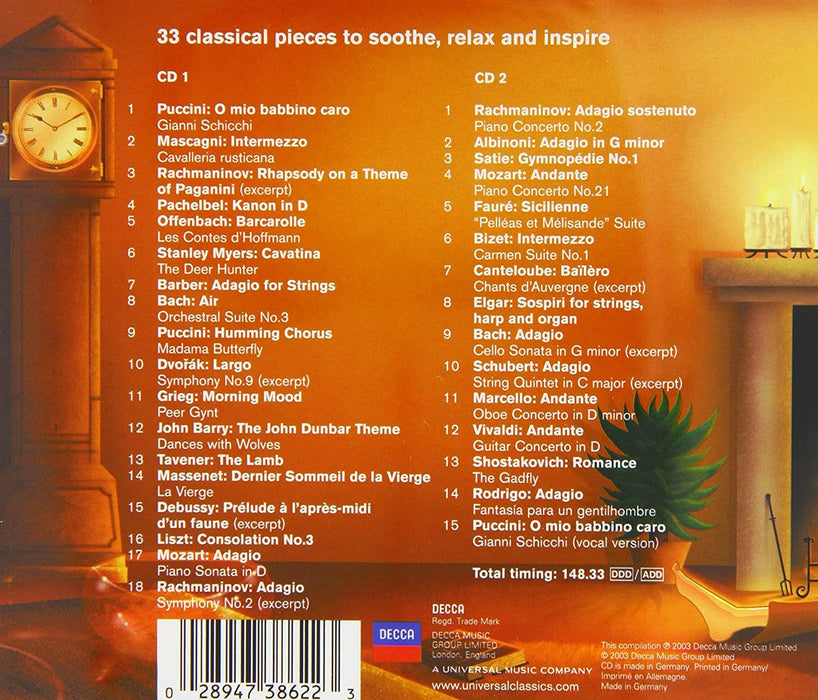 CD - Very Best of Relaxing Classics CD Brand New Sealed 2 Discs