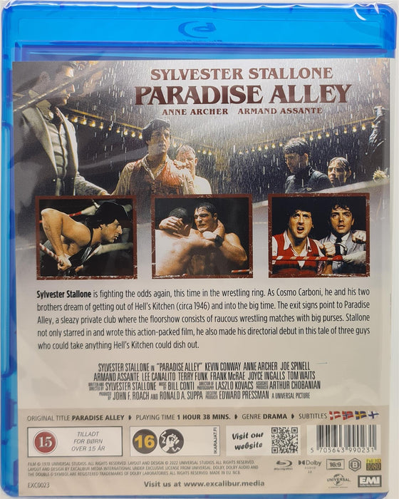 Blu-ray - Paradise Alley (Danish Import) English Language