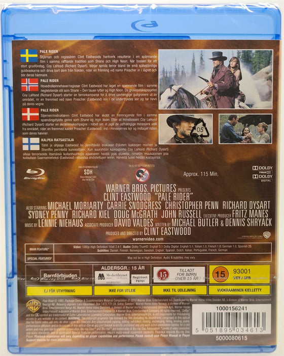 Blu-ray - Pale Rider (Danish Import) English Language