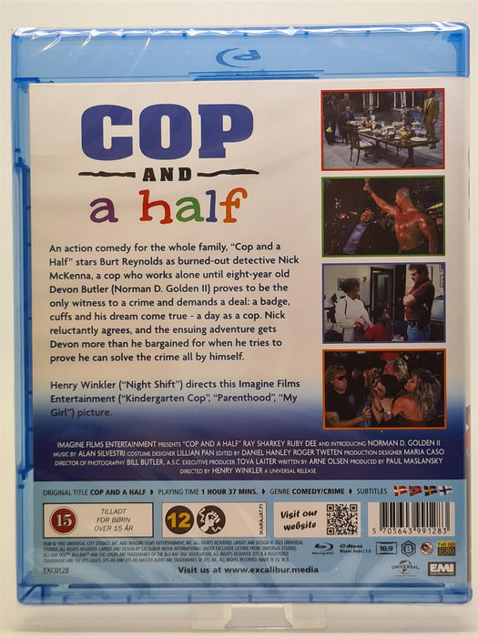 Blu-ray - Cop and a half (Danish Import) English Language