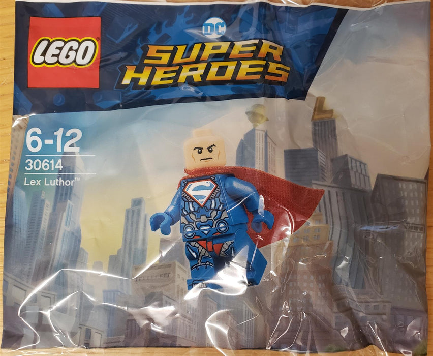 Genuine Lego Lex Luthor Super Heroes Minifigure 30614 In Polybag Brand New Sealed