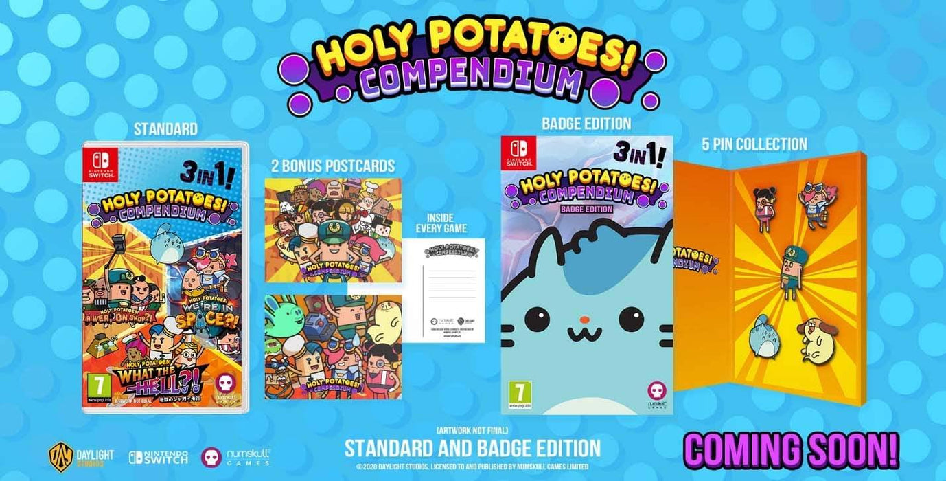 Nintendo Switch - Holy Potatoes Compendium Badge Collector's Edition