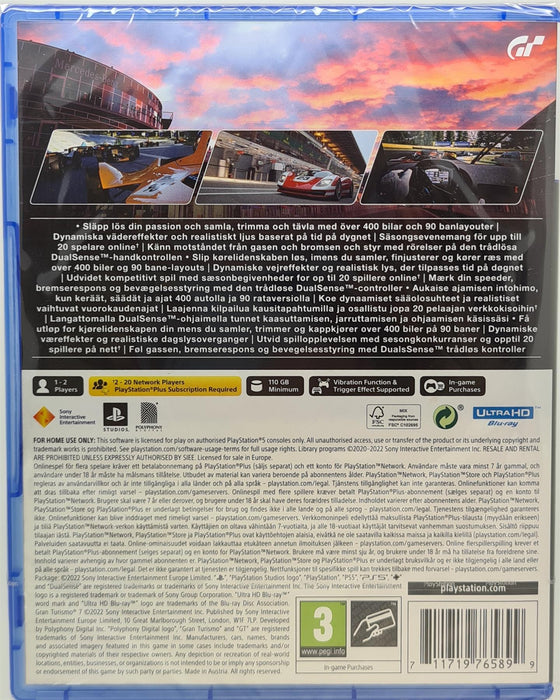 PS5 - Gran Turismo 7 (Nordic) GT7 PlayStation 5