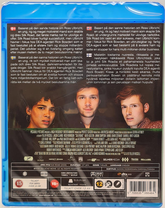 Blu-ray - Silk Road (Danish Import) English Language Brand New Sealed