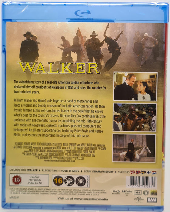 Blu-ray - Walker - Ed Harris (Danish Import) English Language