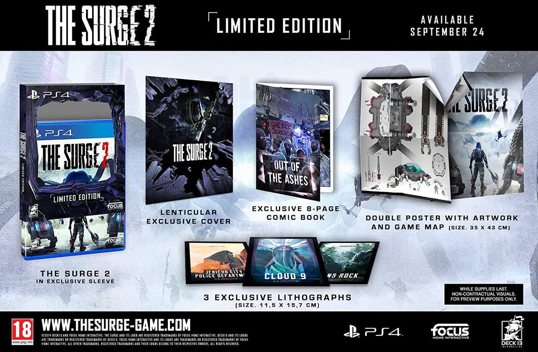 The Surge 2 Limited Edition - PS4 PlayStation 4 - Brand New Sealed