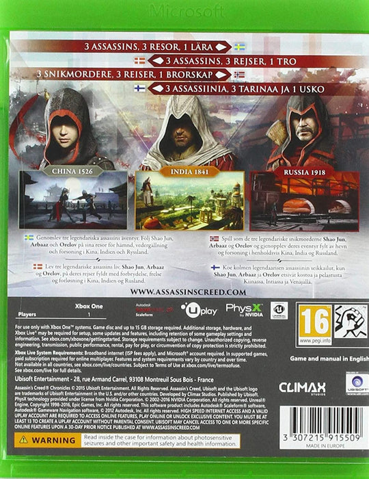 Xbox One - Assassin's Creed: Chronicles (Nordic)