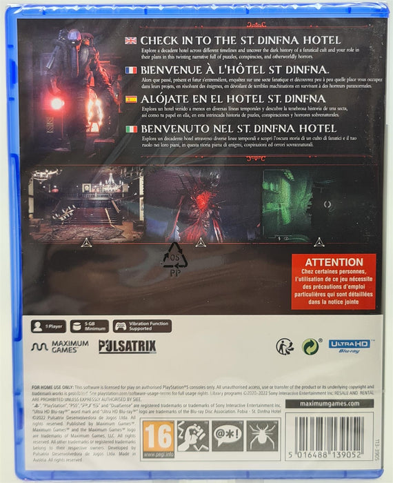 PS5 - Fobia - St. Dinfna Hotel PlayStation 5