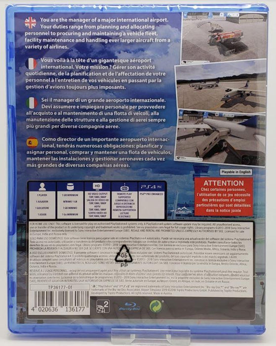 Airport Simulator 2019 [PlayStation 4] 