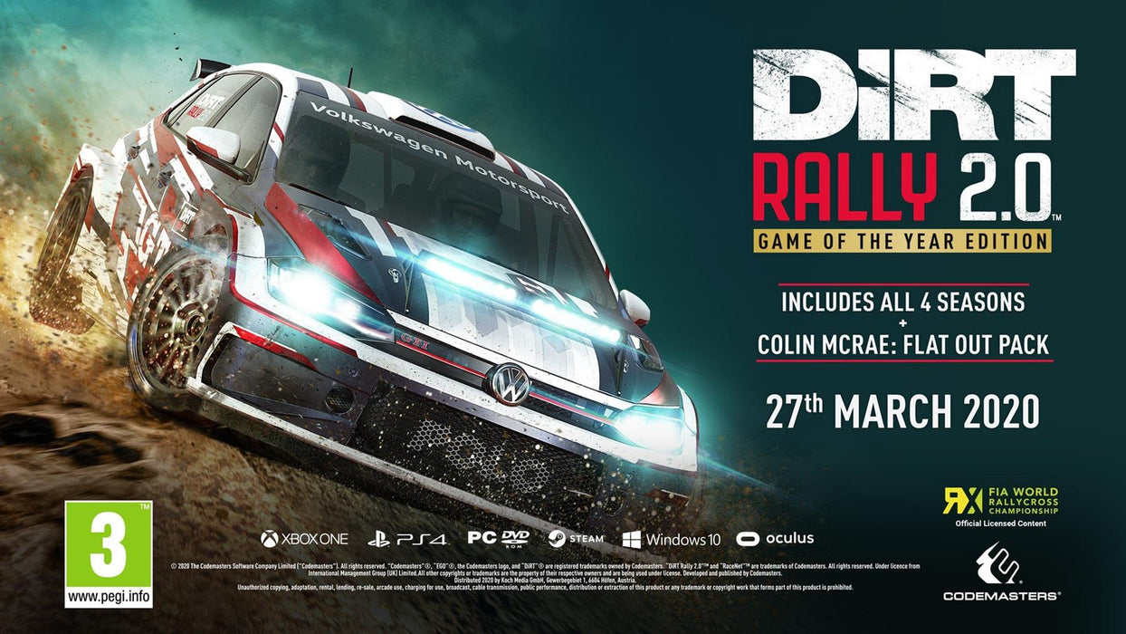 DiRT Rally 2.0 Game of the Year GOTY Edition - PlayStation 4 PS4