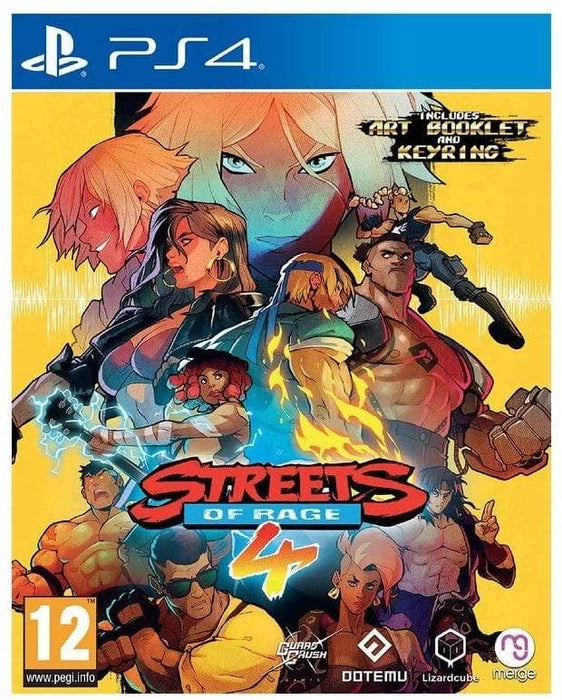 VG PS4 - Streets of Rage 4 PlayStation 4 PS4 Brand New Sealed Includes Keyring & Artbook