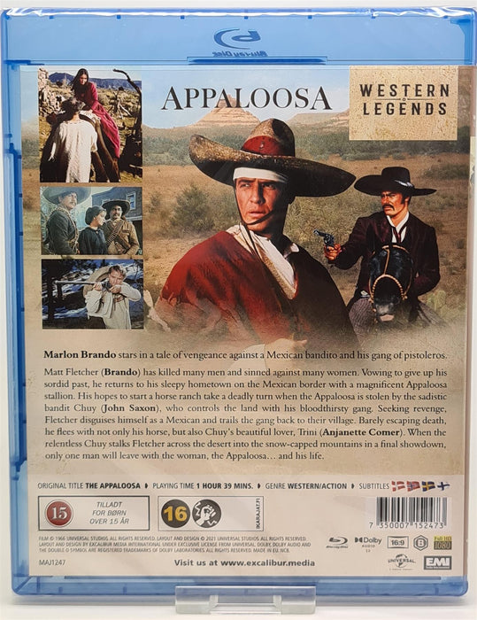 Blu-ray - The Appaloosa (Danish Import) English Language