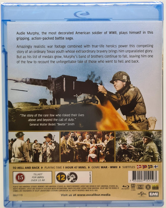 Blu-ray - To Hell and Back (Danish Import) English Language