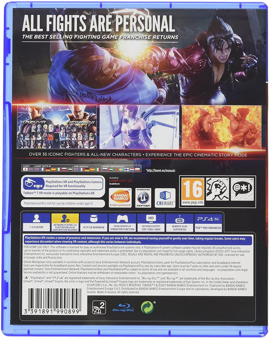 PS4 - Tekken 7 PlayStation 4 (PSVR Compatible)