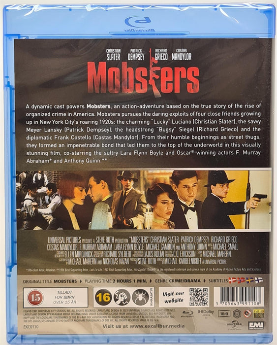 Blu-ray - Mobsters (Danish Import) English Language Brand New Sealed