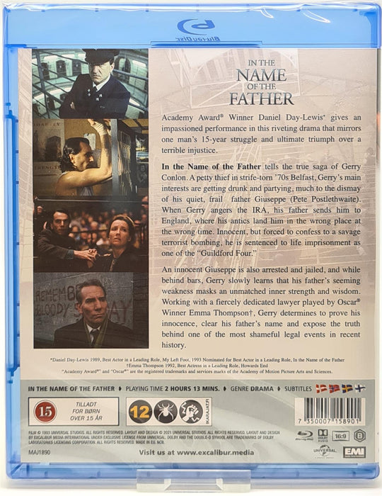 Blu-ray -  In The Name Of The Father (Danish Import) English Language