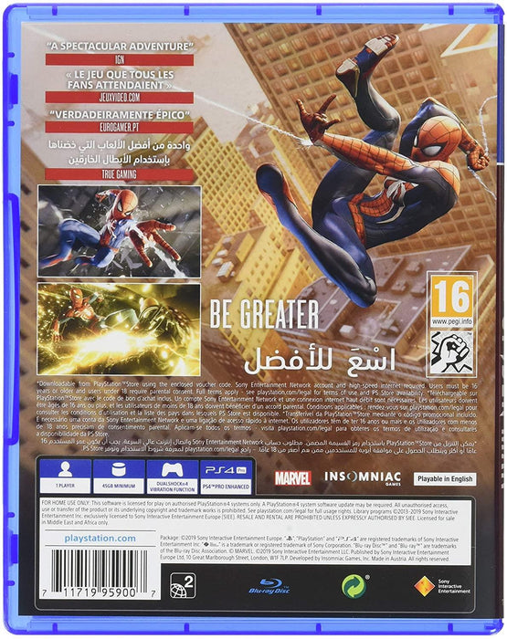 PS4 - Spider-Man GOTY Game of the Year Edition PlayStation 4