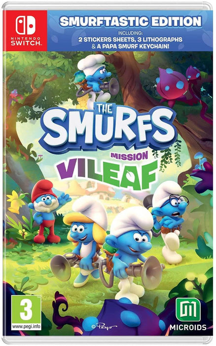 Nintendo Switch - The Smurfs Mission ViLeaf Smurftastic Edition