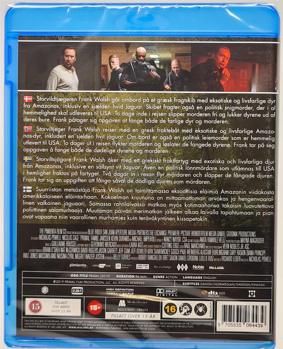 Blu-ray - Primal (Danish Import) English Language Brand New Sealed