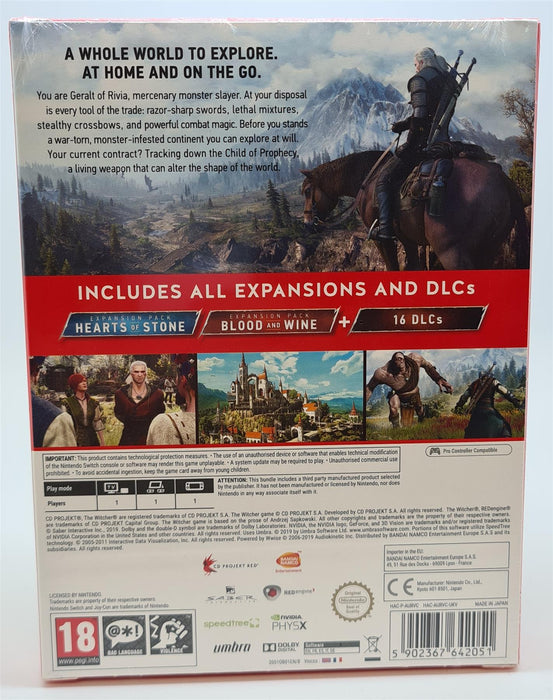 Nintendo Switch - The Witcher 3 Wild Hunt Complete Edition